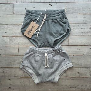 Childhoods bundle of 2 size 5T unisex toddler shorts EUC / NWT shorties & track